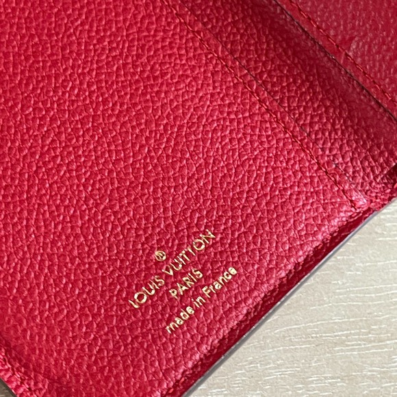 Louis Vuitton Empreinte Curieuse Leather Wallet Red Cerise SP1175 - Picture 12 of 15